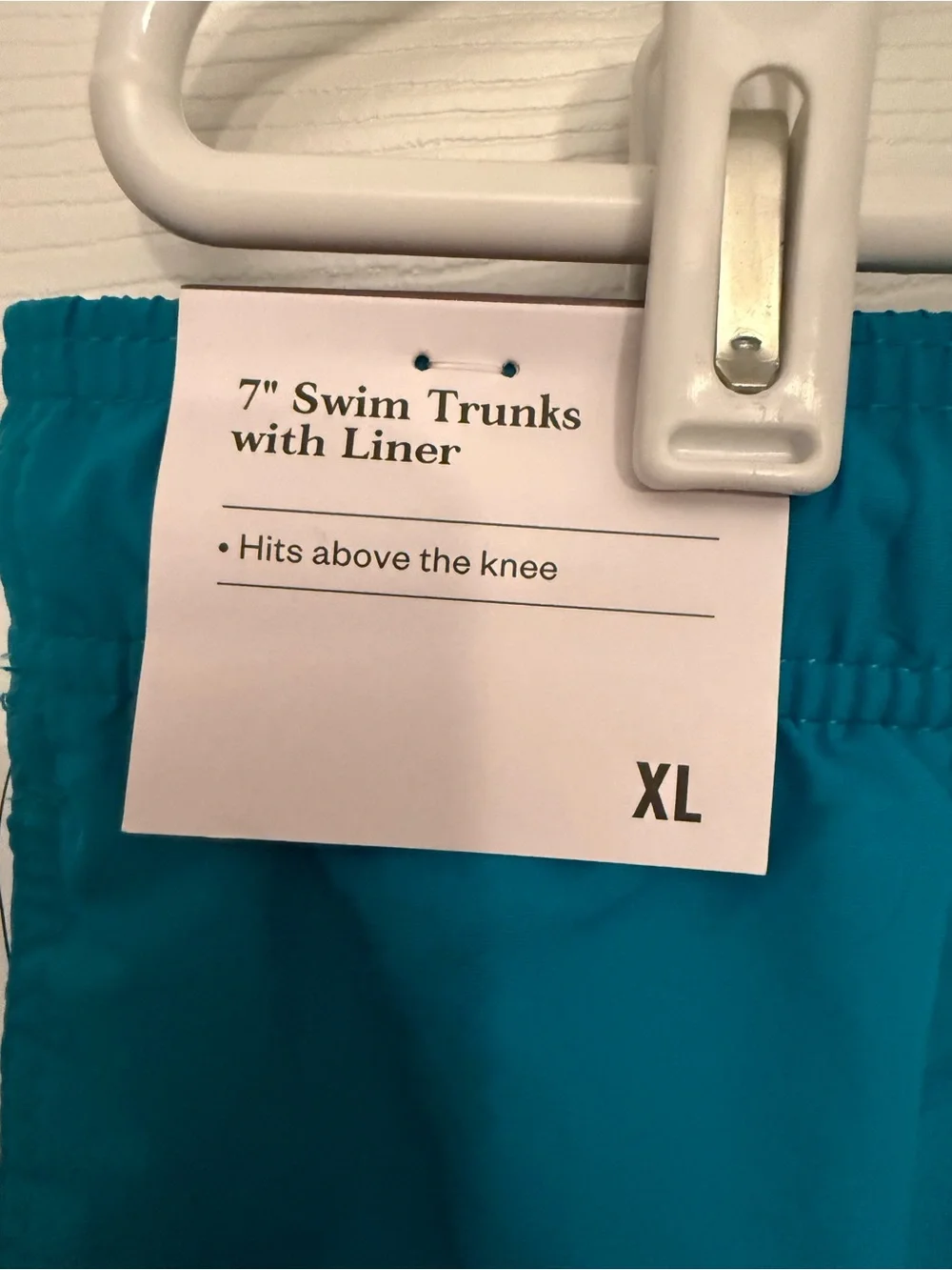 Goodfellow & Co Bright Teal Swim Trunks with Drawstring